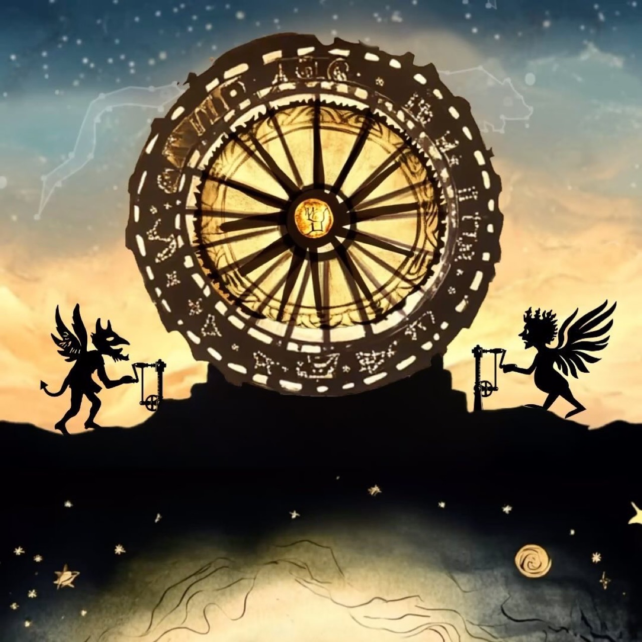 I made a shadow puppet show for the Manitowoc Symphony Orchestra…