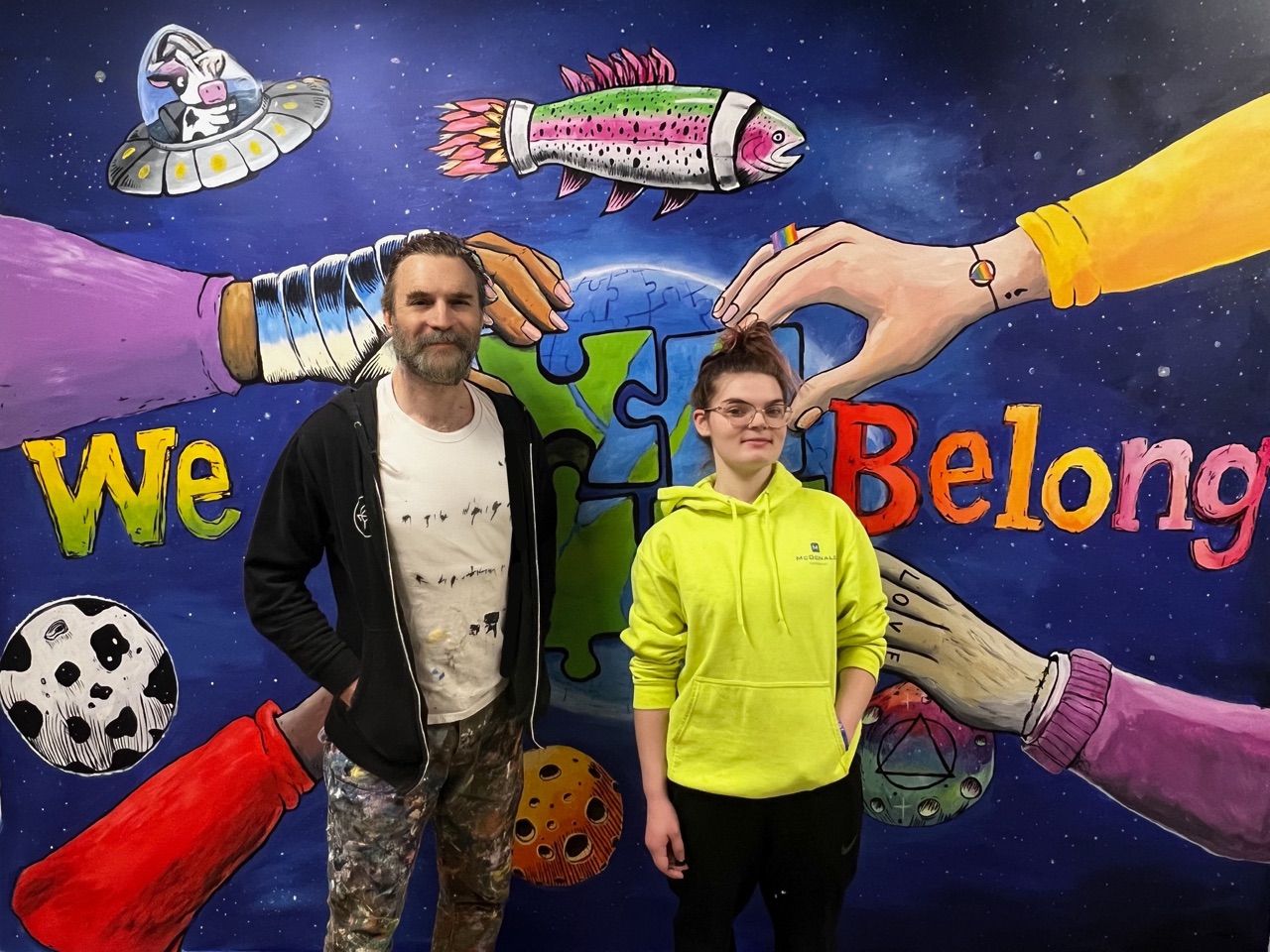 We like to create art about a more inclusive Kewaunee County!