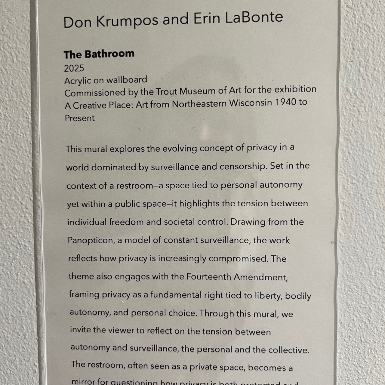 Last week Don and erinlabonte had the honor to be artists in the…