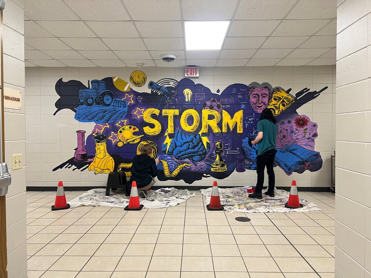 Some nice press on my students' mural!