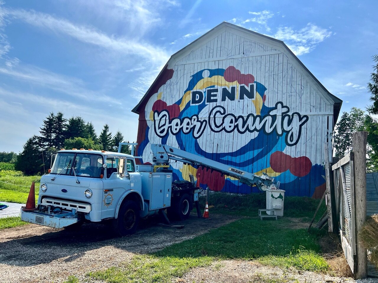 Spending our days at DENN- Door County, helping them bring their vision…
