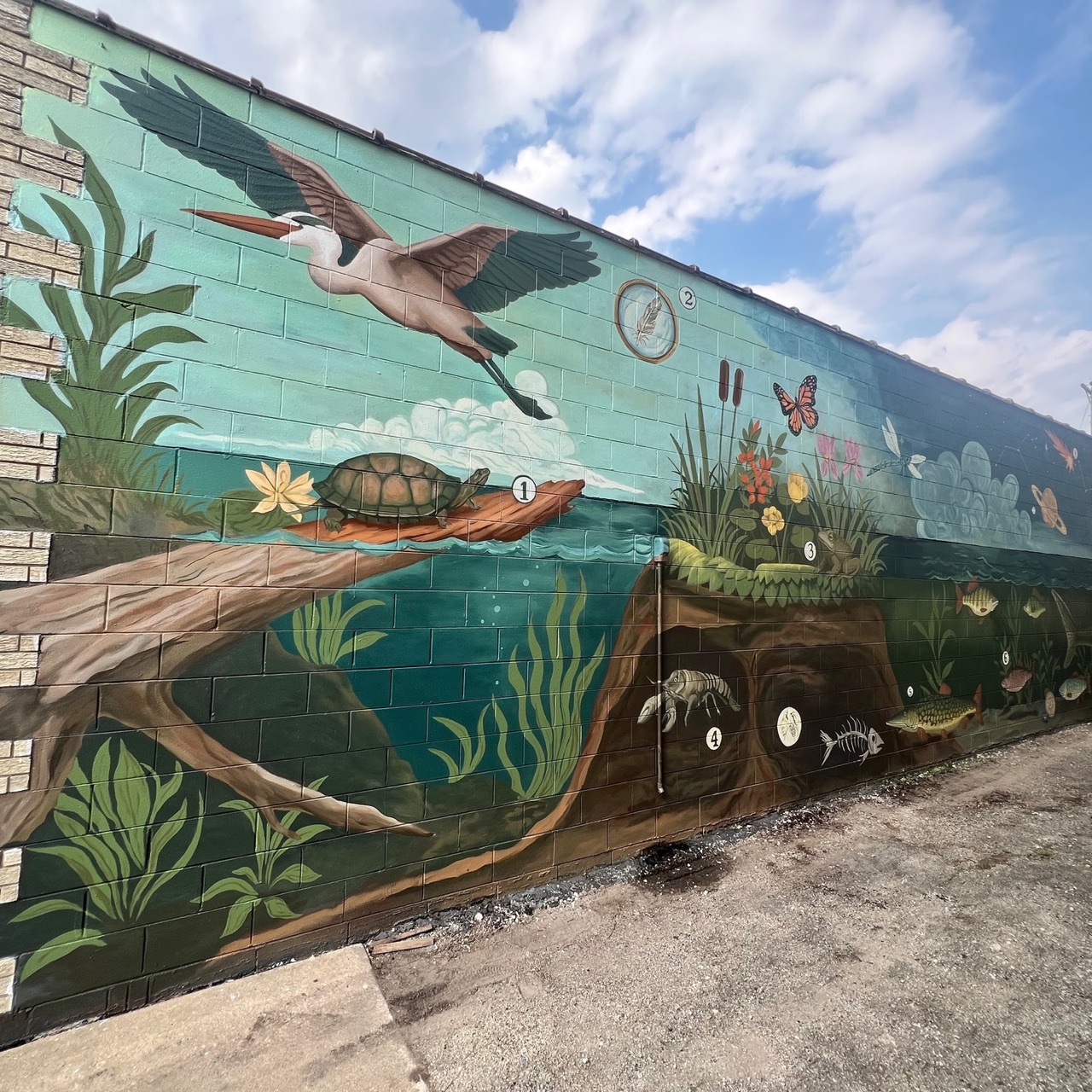 A new mural now lives along the Lake Michigan shoreline in downtown…