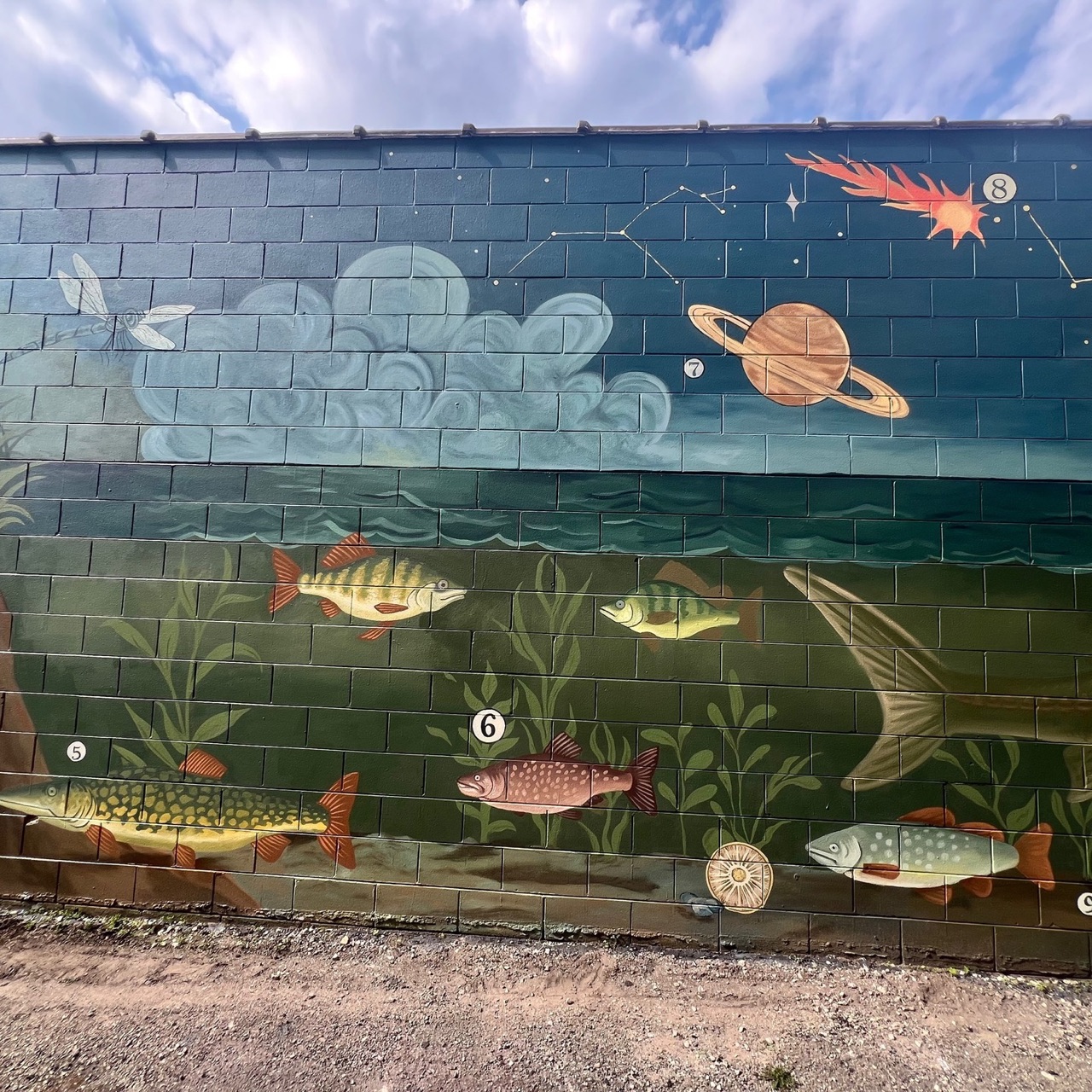 A new mural now lives along the Lake Michigan shoreline in downtown…