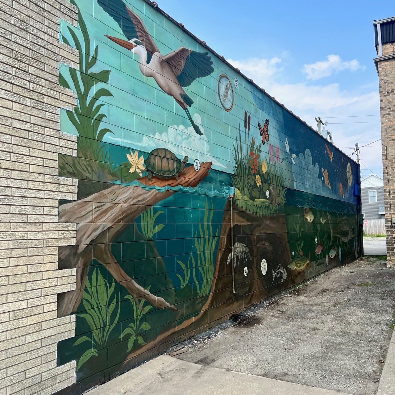 A new mural now lives along the Lake Michigan shoreline in downtown…