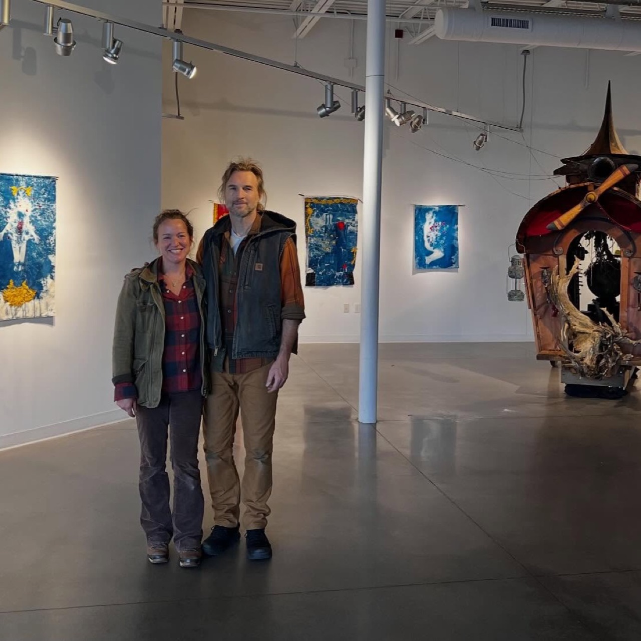 erinlabonte and Don Krumpos have their first exhibit together.