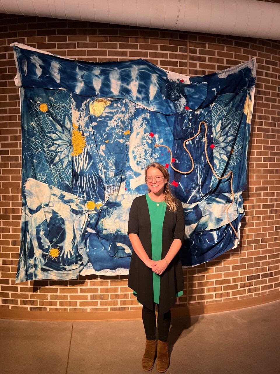 Yesterday we gave artists' talks and celebrated our exhibit "The…
