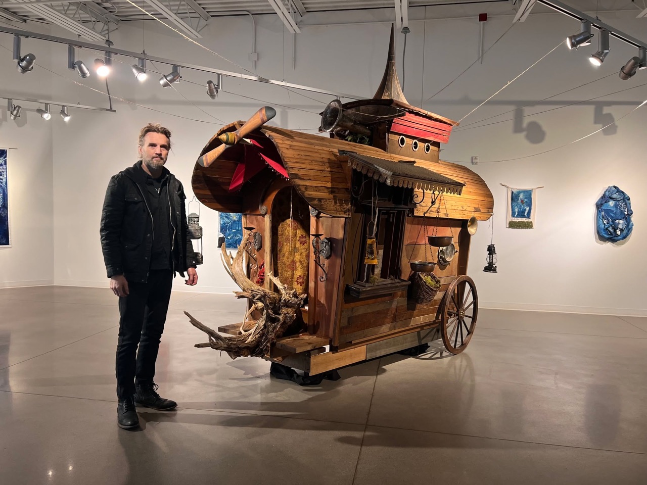 Yesterday we gave artists' talks and celebrated our exhibit "The…