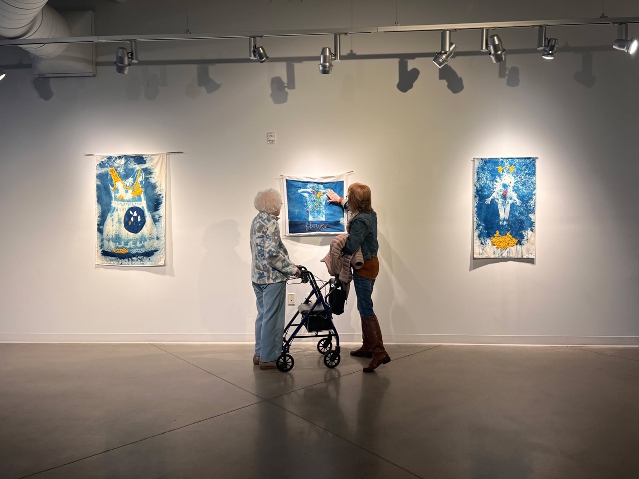 Yesterday we gave artists' talks and celebrated our exhibit "The…